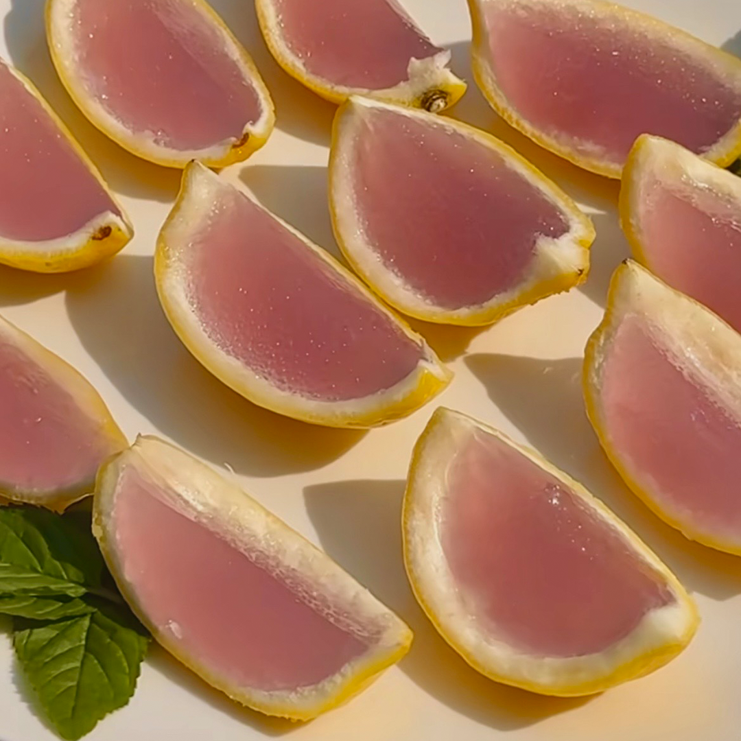 Gut-Friendly Lemon Grape Gelée Bites 🍇🍋